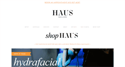 Desktop Screenshot of haussalon.com